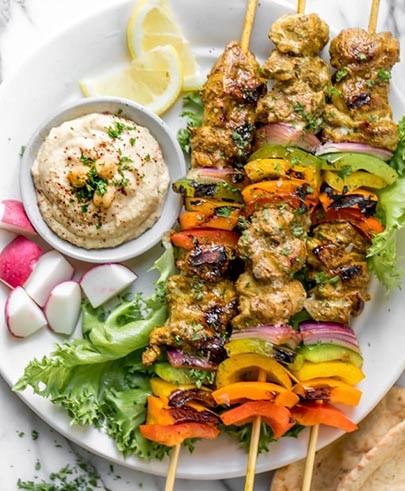 Grilled Chicken Kabobs